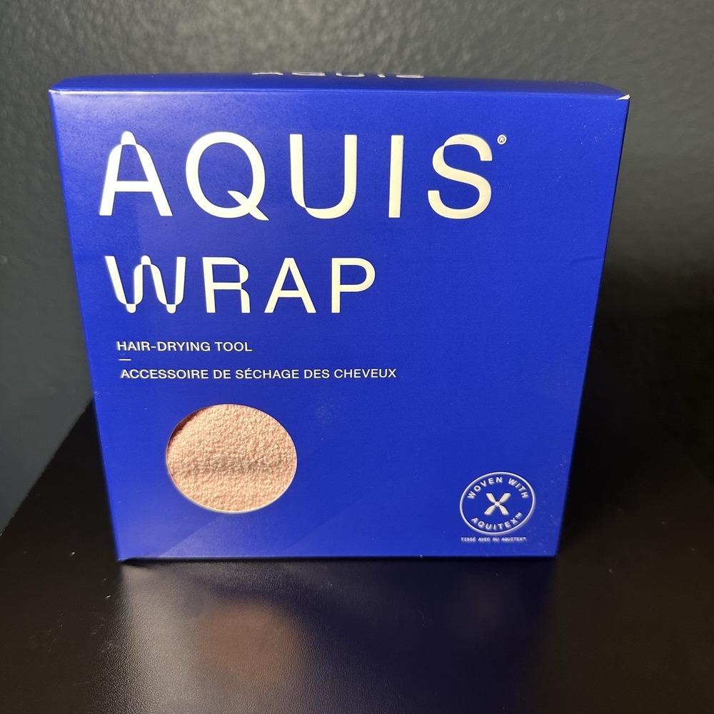 AQUIS Hair WRAP Simply Better Hair Drying Tool PINK With Aquitex Technology BNIB